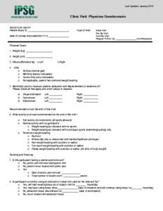 Clinic Visit_ Physician Questionnaire v2.0