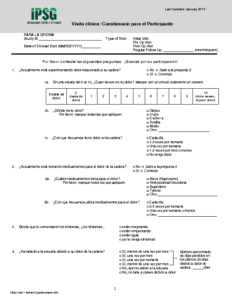 Clinic Visit_Patient Questionnaire (SPA) v2.0