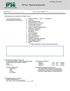 OR Form_Physician Questionnaire v2.0