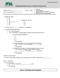 Radiographic Form_ Physician Questionnaire v2.0