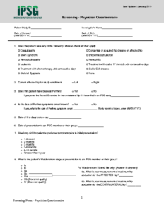 Screening _ Physician Questionnaire v2.0